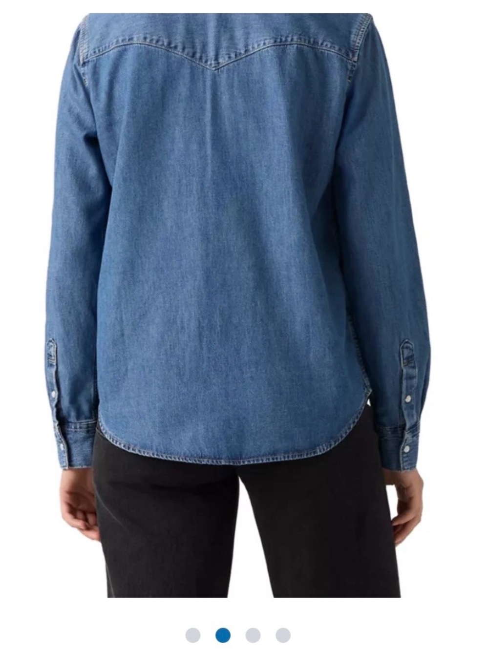 Levi's blue western Classic Indigo Denim Shirt 3X - Picture 2 of 14